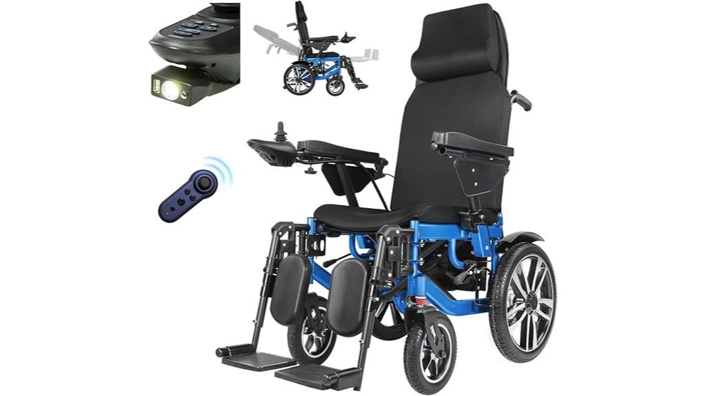 adjustable adult reclining wheelchair