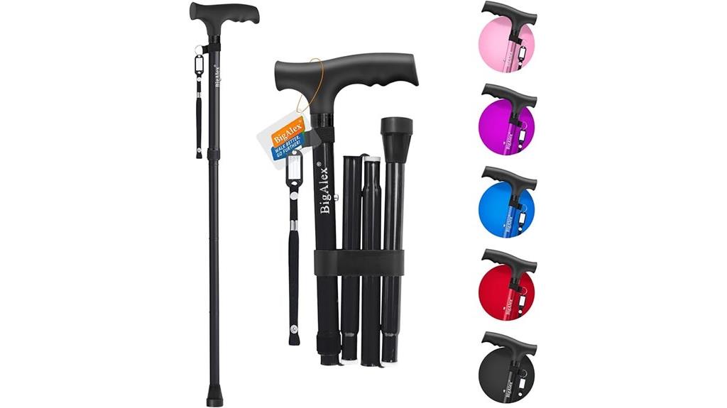adjustable collapsible walking cane