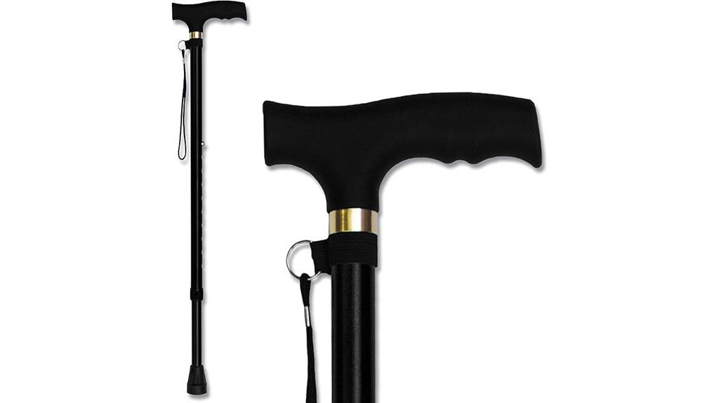 adjustable ergonomic walking cane