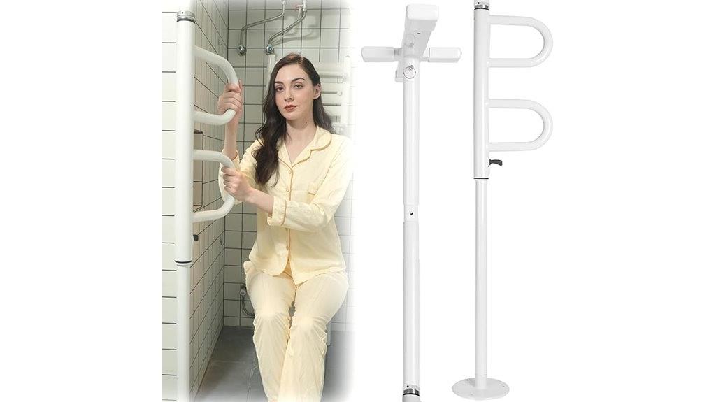 adjustable floor to ceiling pole