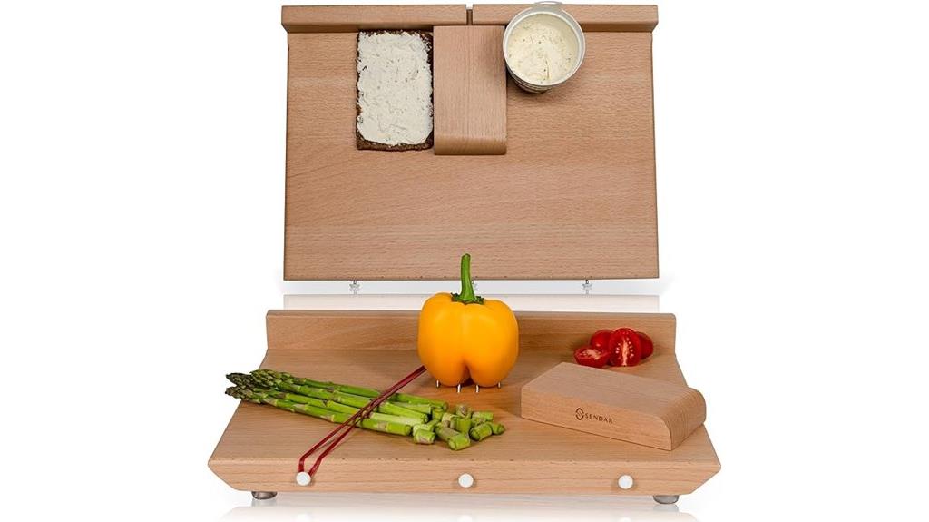 adjustable one handed cutting board