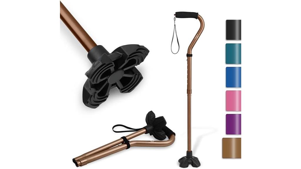 adjustable senior walking stick