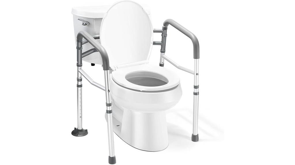 adjustable toilet safety rail