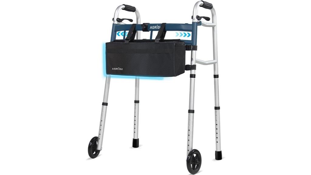 adjustable walkers with bag