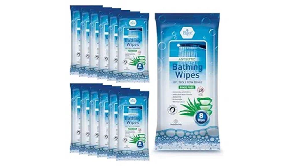 adult waterless bath wipes