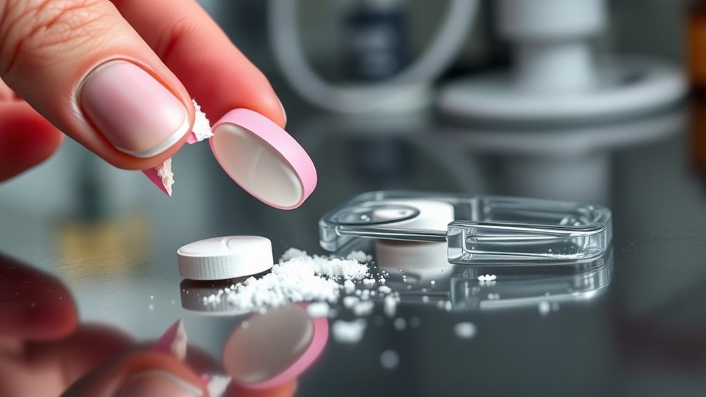 avoid splitting certain medications