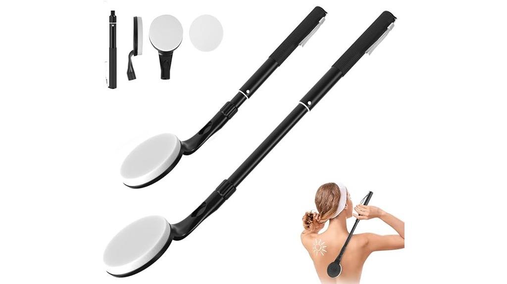 back lotion applicator handle