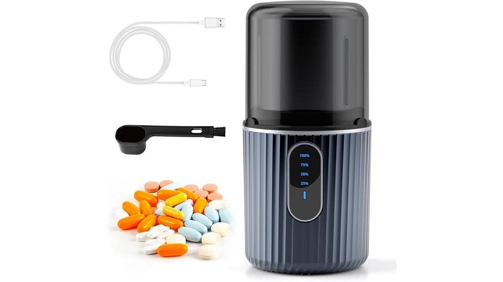 battery powered pill grinder