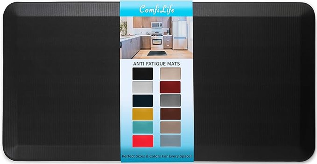 black 20x39 anti fatigue mat