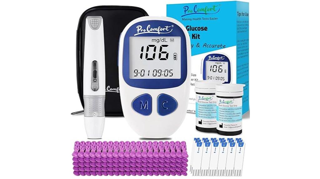 blood glucose testing kit
