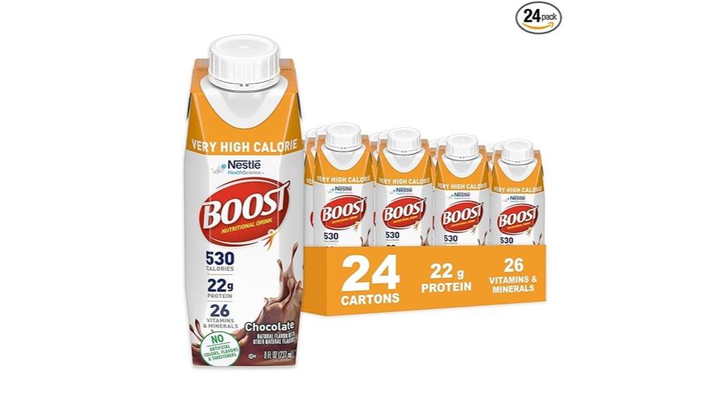 boost nutritional drink pack