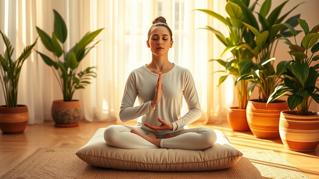 calm anxiety through breathing