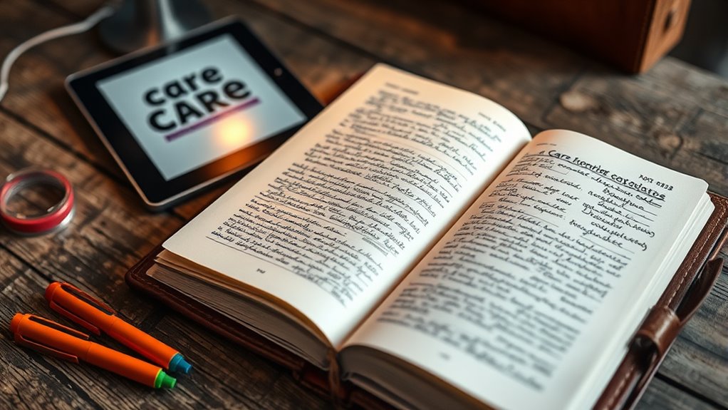 care journal benefits for caregivers