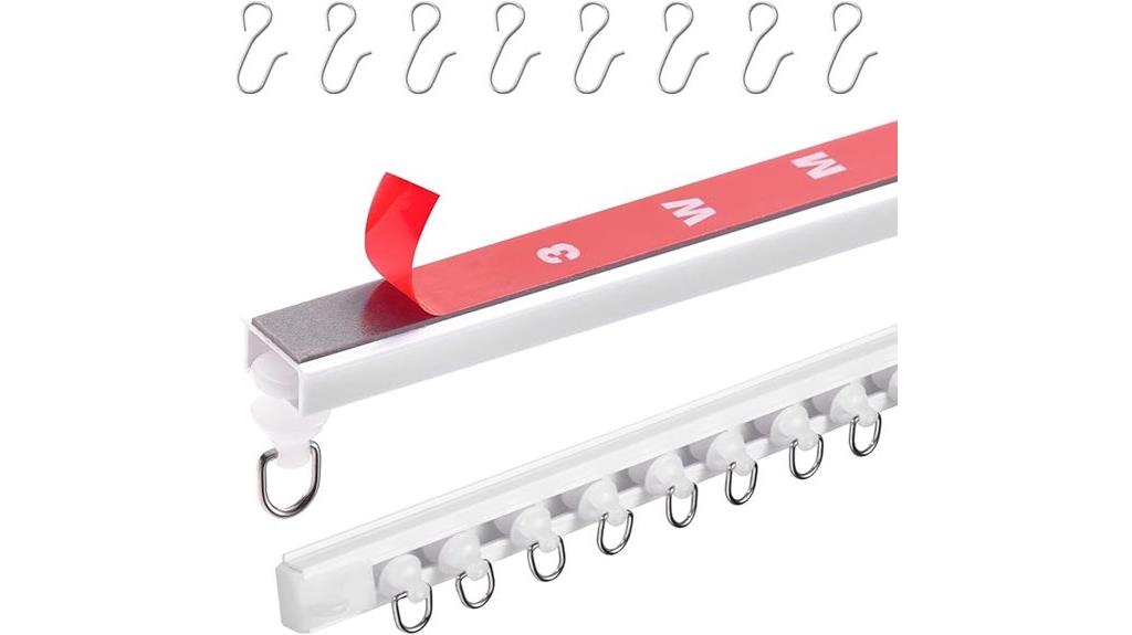 ceiling curtain track set