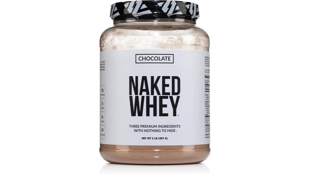 chocolate whey protein powder