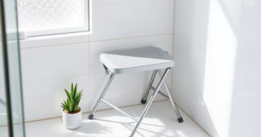 compact shower stool options