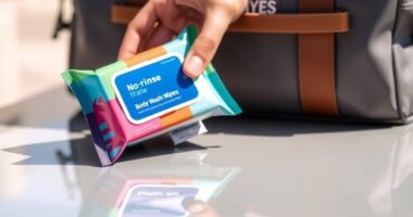 convenient portable body wipes