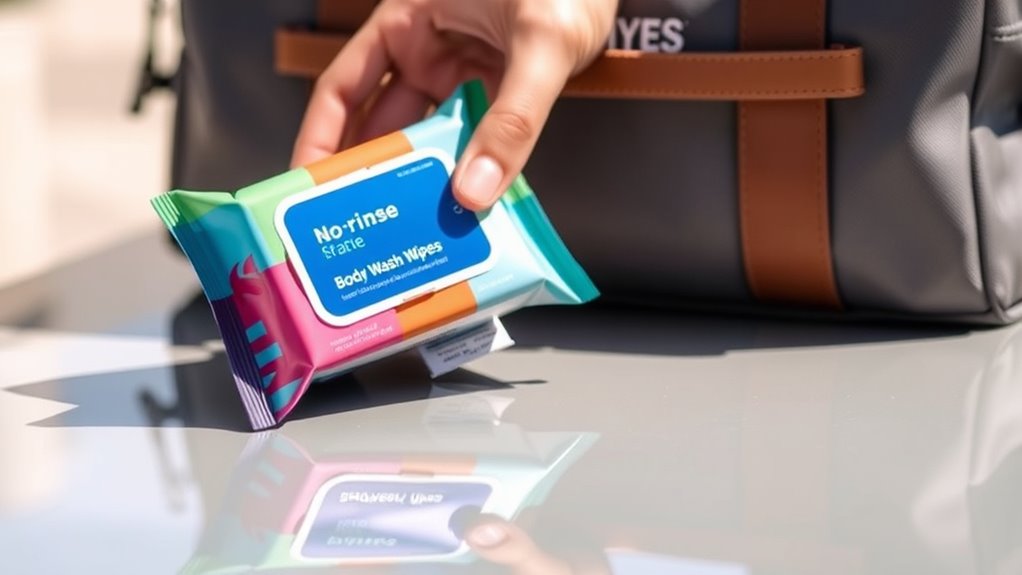 convenient portable body wipes
