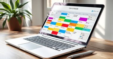 create weekly care schedule