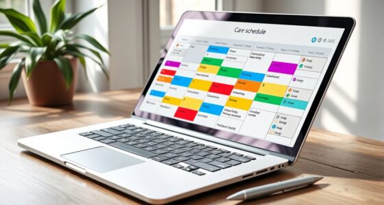 create weekly care schedule