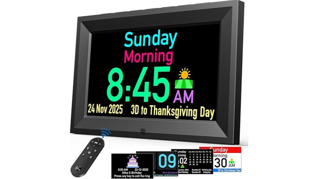 digital dementia clock