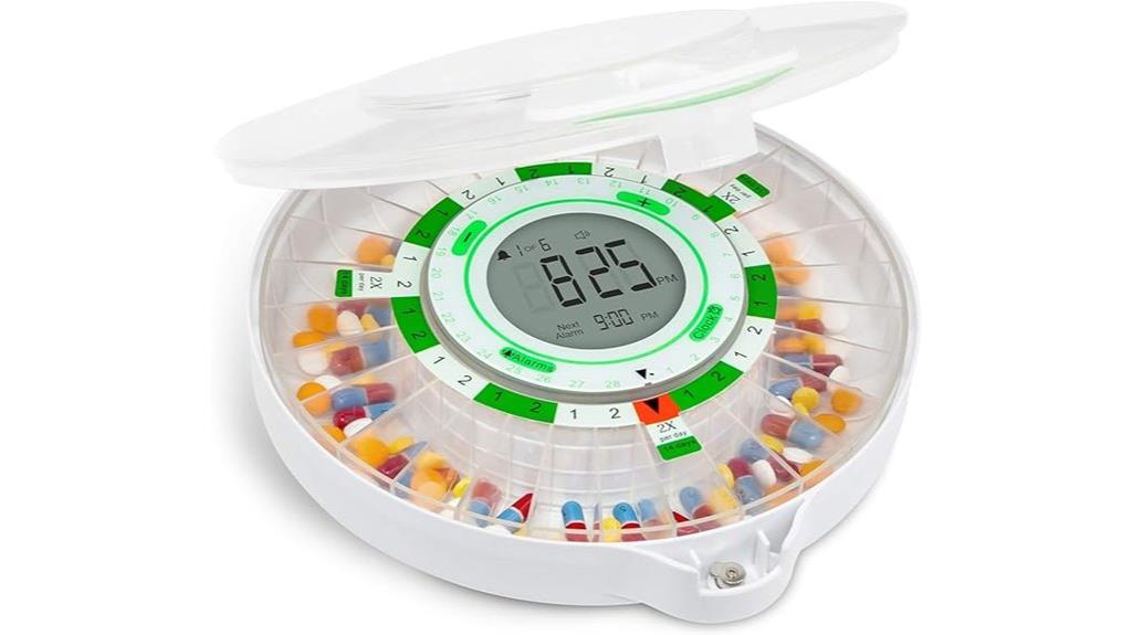 digital pill dispenser lock