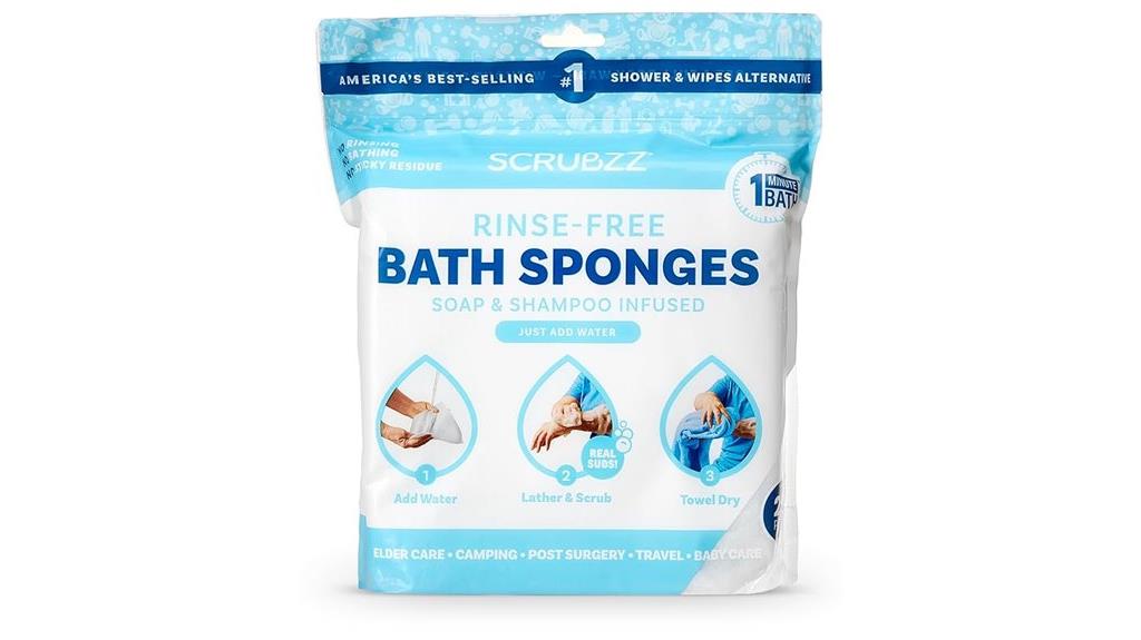 disposable bathing wipes pack