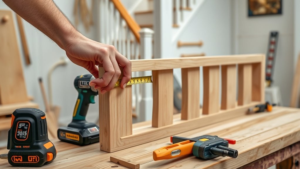 diy handrail installation steps