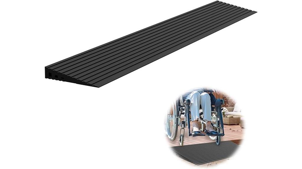 doorway ramp with threshold