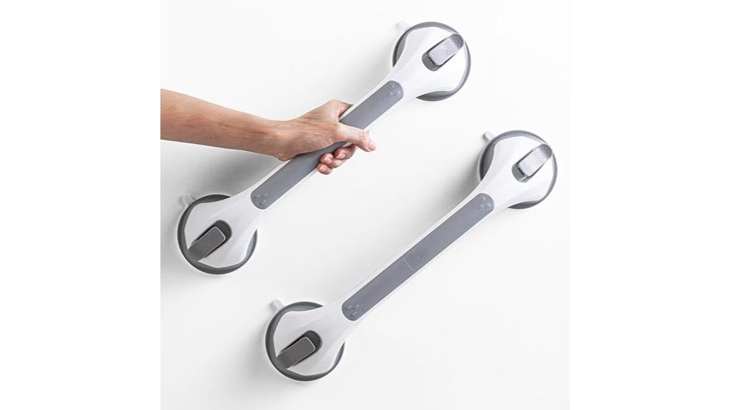 dual shower grab bars