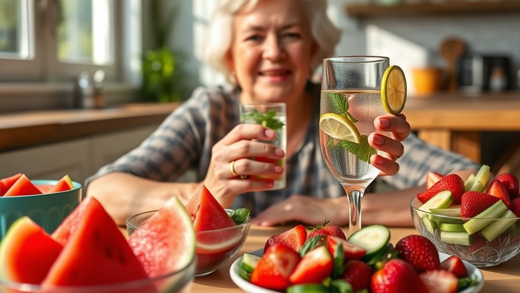 eat hydrating nutritious foods
