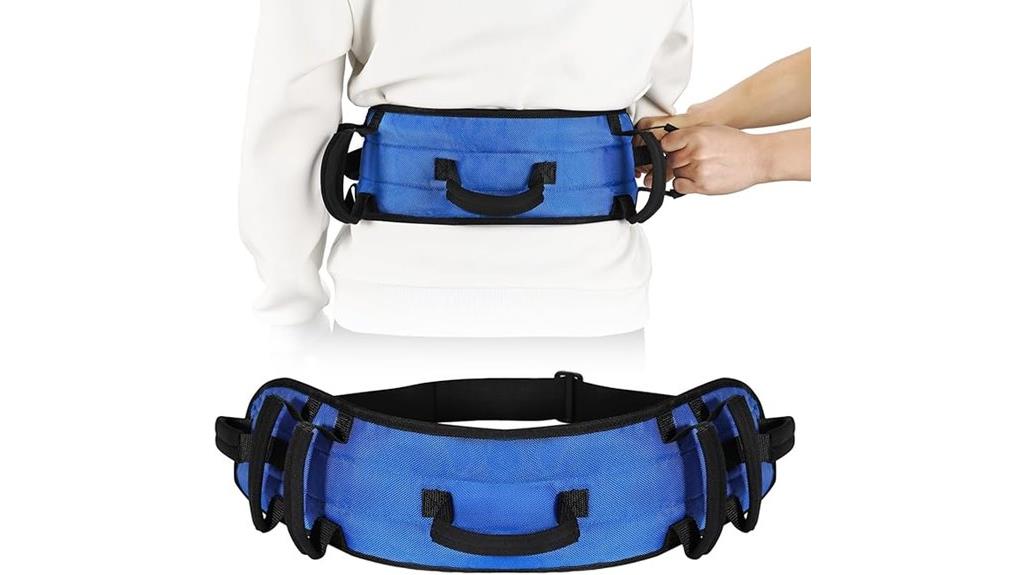 elderly gait belt with handles