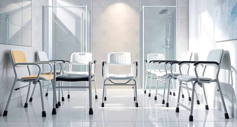elderly shower chair safety