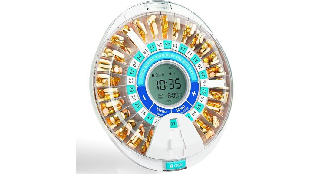 electronic elderly pill organizer