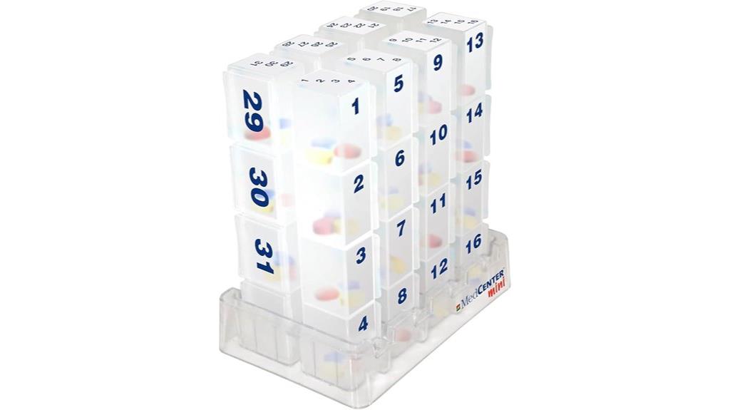 eligible medication organizer monthly