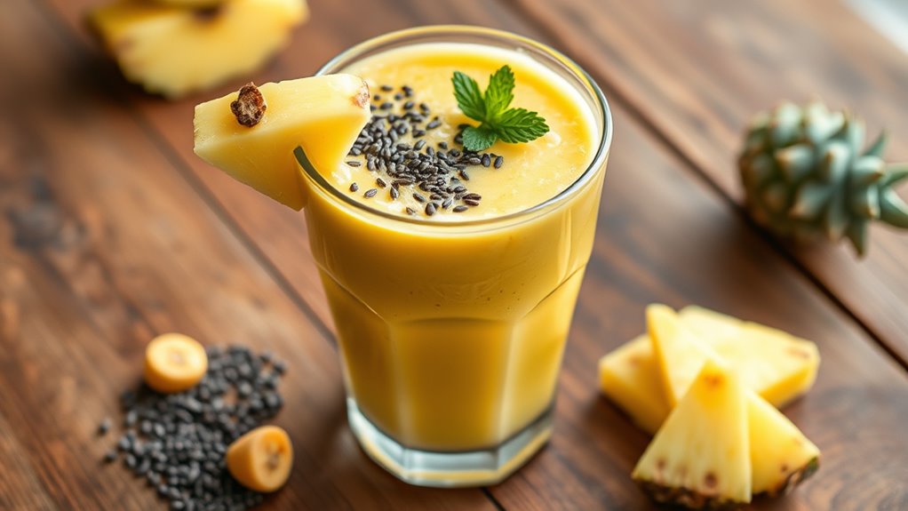 energizing pineapple chia blend