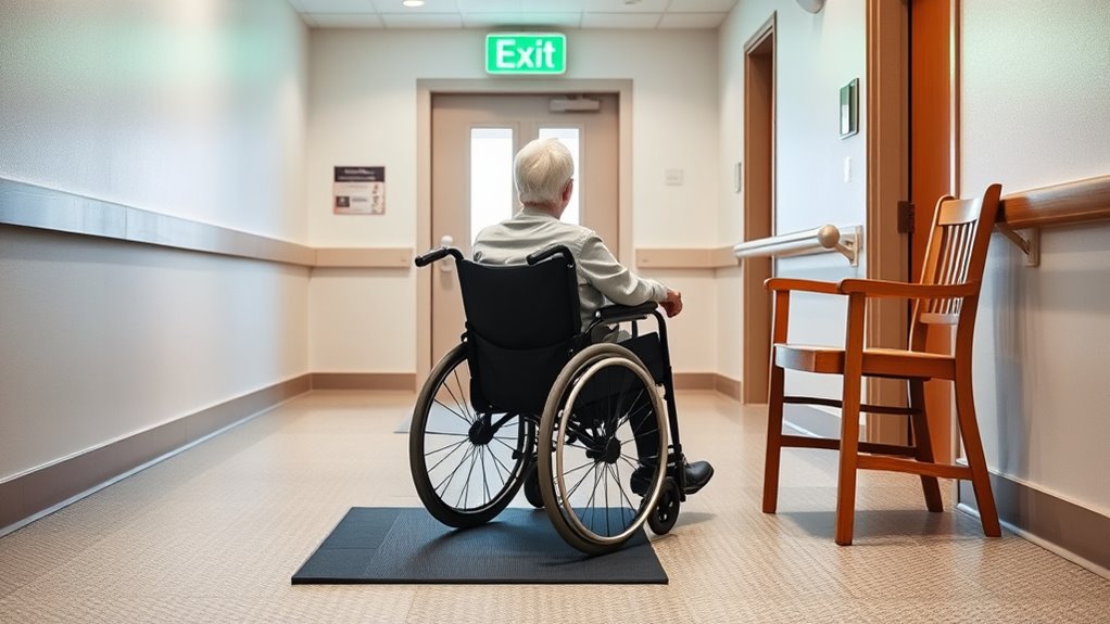 ensure clear accessible pathways