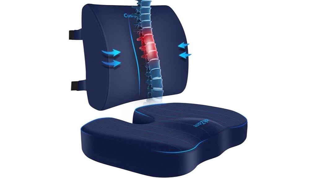 ergonomic seat cushion pillow