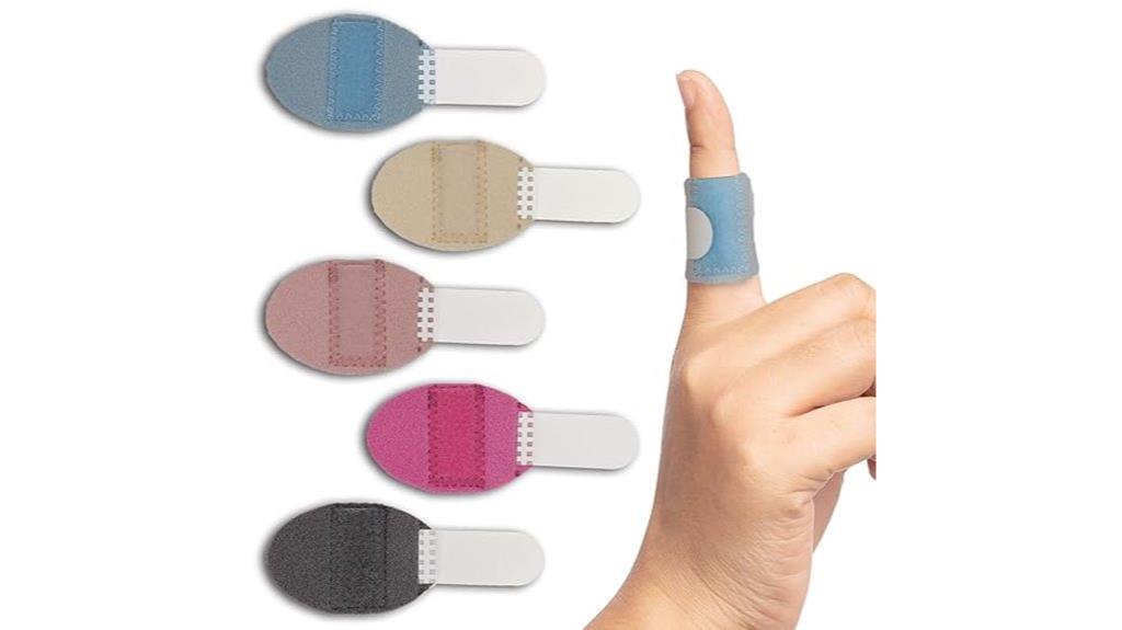 five piece finger splint set