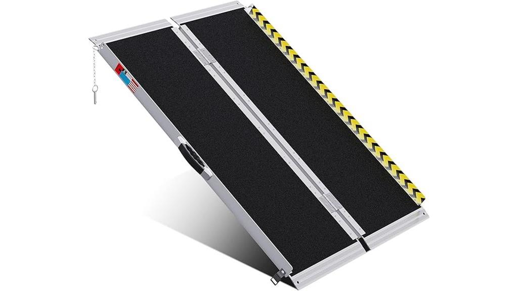 foldable aluminum wheelchair ramp
