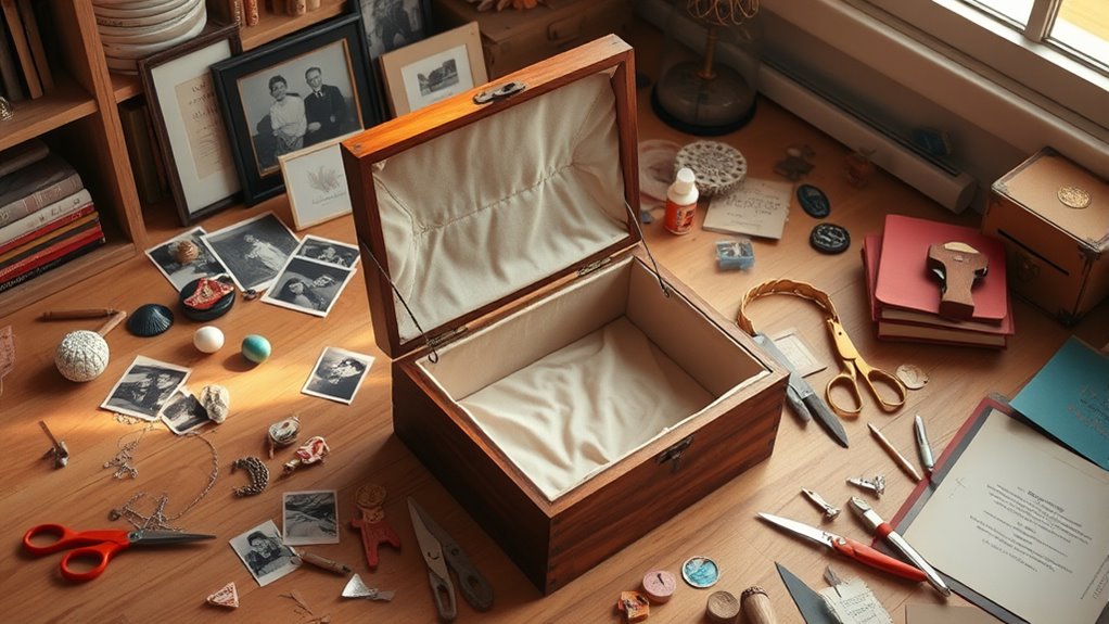 gather materials and organize