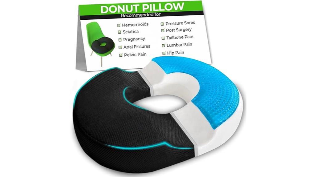 gel filled tailbone cushion