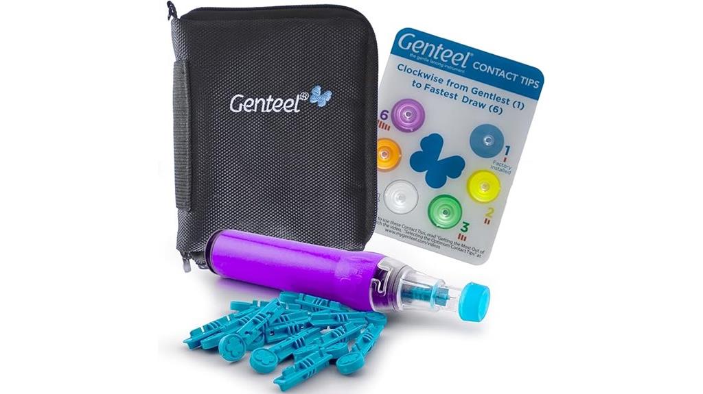 gentle diabetes blood sampling