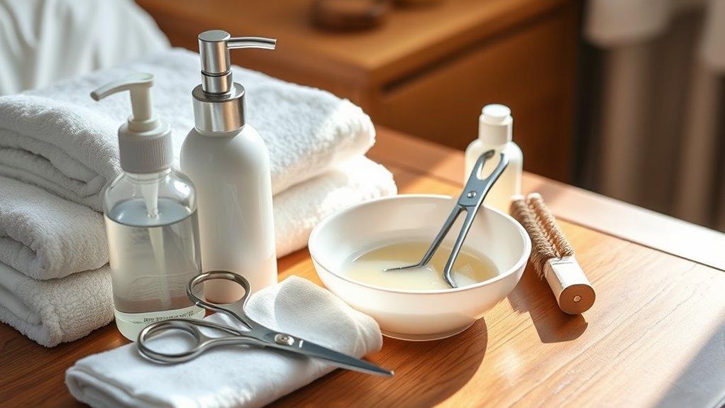 hand and nail hygiene