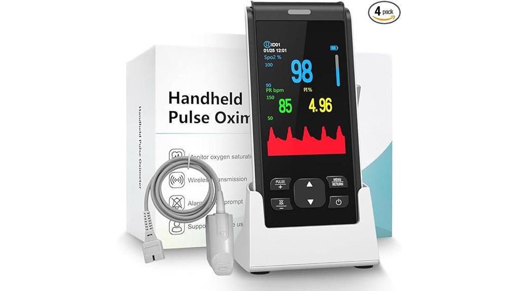 handheld rechargeable oxygen monitor