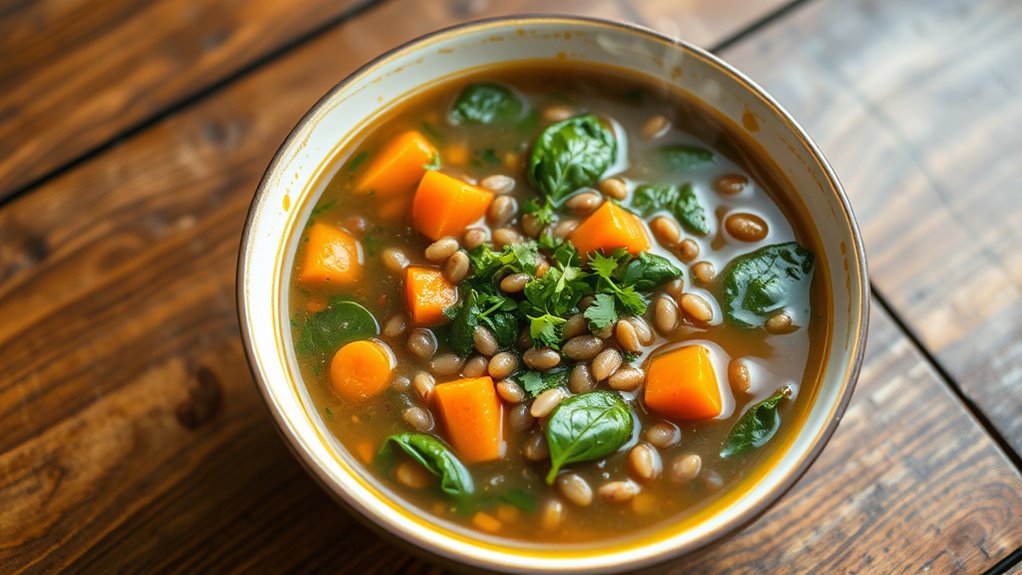 hearty fiber rich vegetable soup