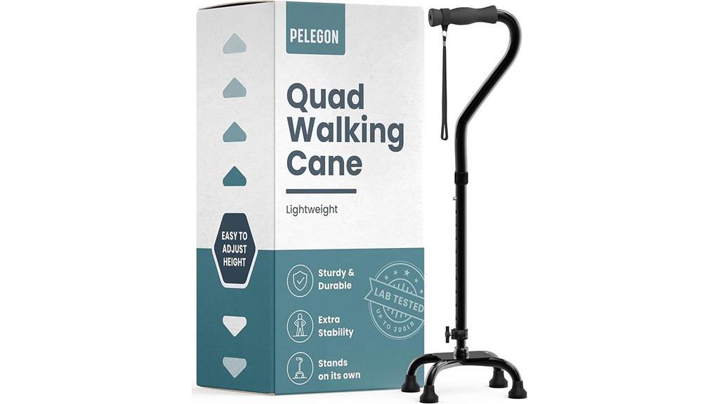 heavy duty adjustable quad cane