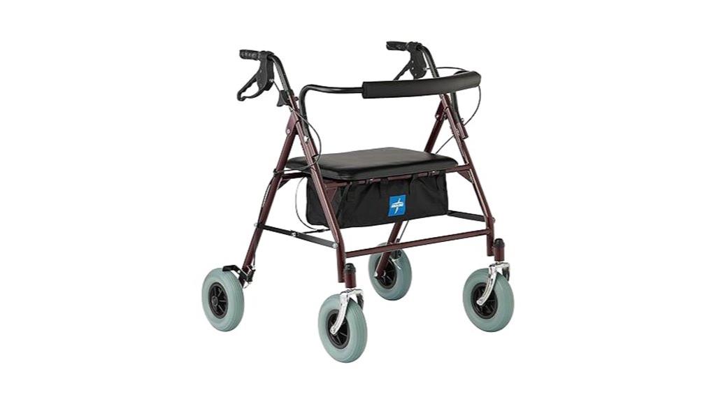 heavy duty steel rollator