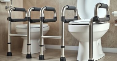 heavy duty toilet safety frames