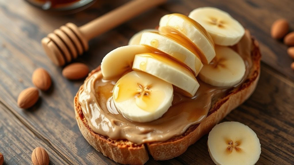 high calorie nutritious toast